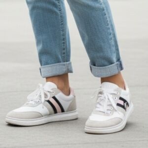 Kappa Sneakers 222 Banda Barnel – White & Pink – Size 41